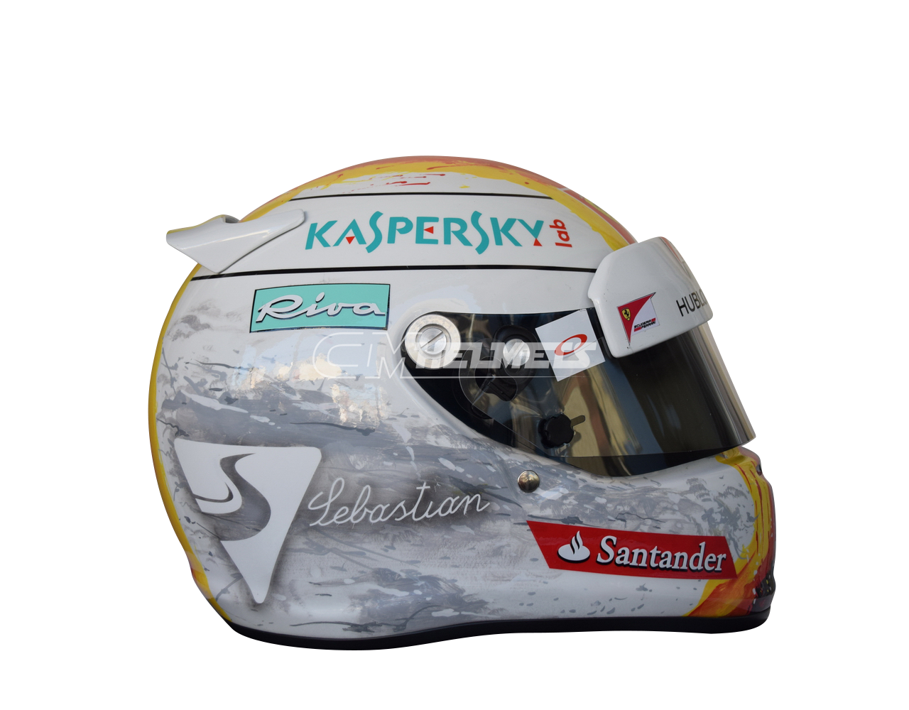 SEBASTIAN VETTEL 2016 BAHRAIN GP F1 REPLICA HELMET FULL SIZE CM Helmets