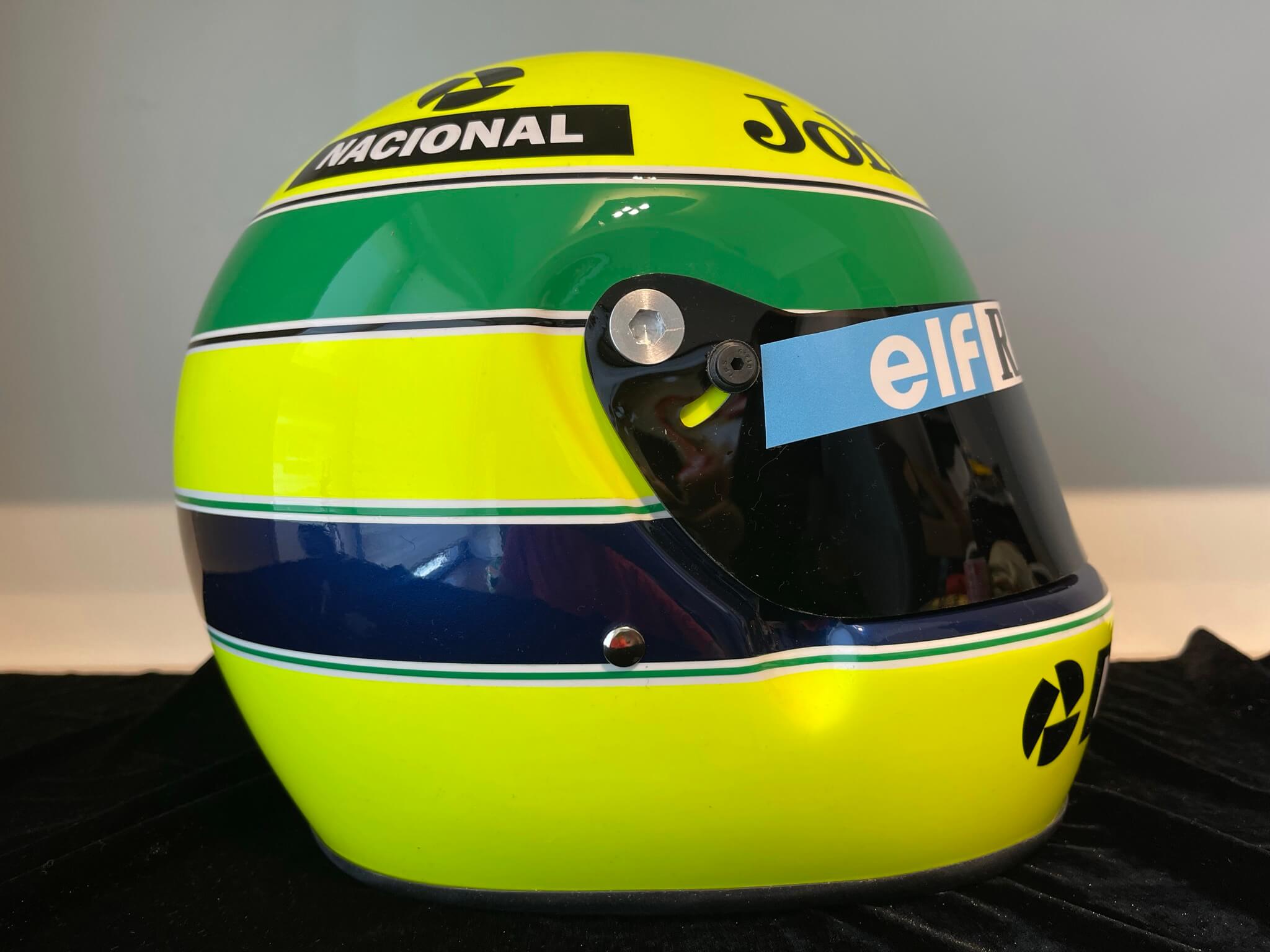Ayrton Senna 1985 Replica Helmet - Full Size