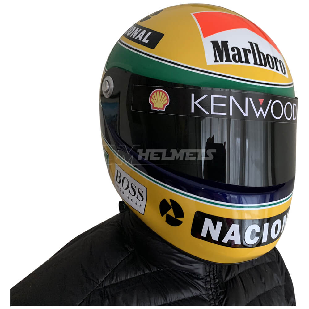 AYRTON SENNA 1993 F1 REPLICA HELMET FULL SIZE CM Helmets