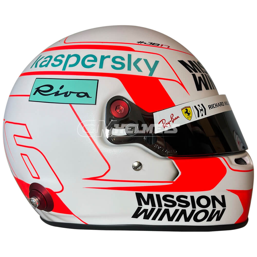 CHARLES LECLERC 2021 PORTUGUESE GP F1 REPLICA HELMET FULL SIZE | CM Helmets