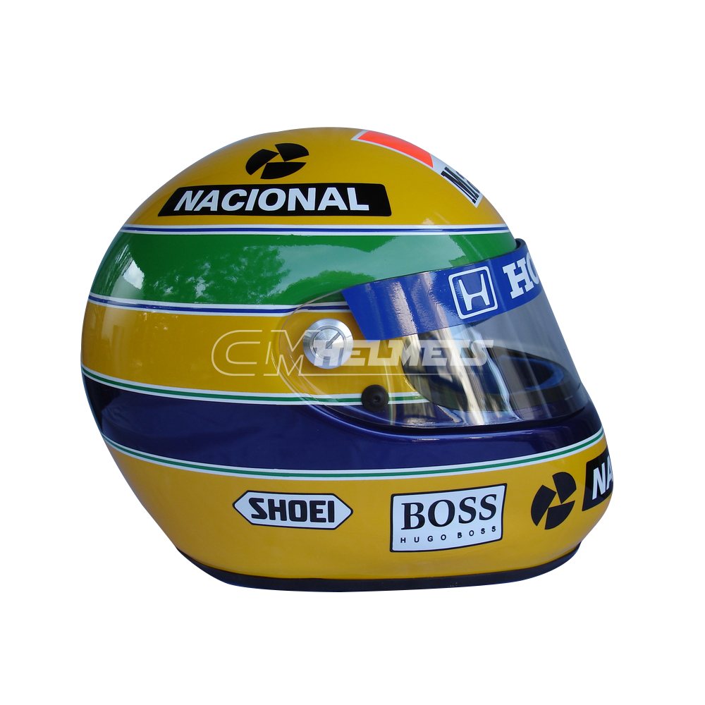 AYRTON SENNA 1992 F1 REPLICA HELMET FULL SIZE CM Helmets