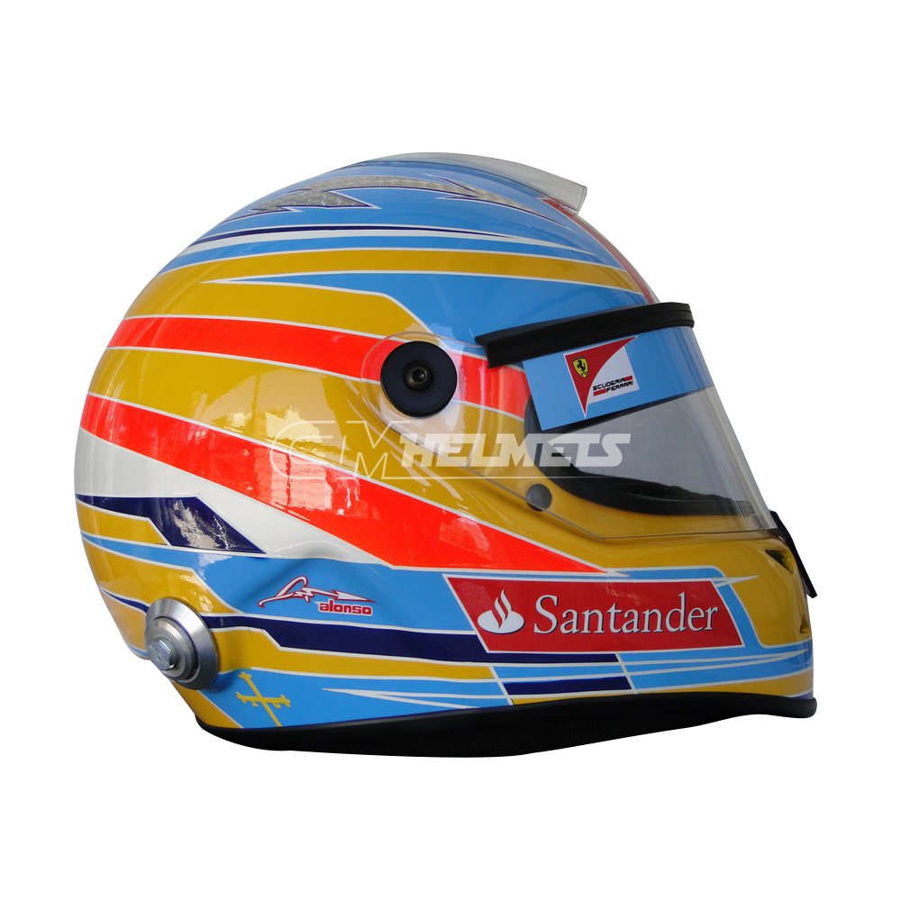 FERNANDO ALONSO 2012 F1 REPLICA HELMET FULL SIZE CM Helmets